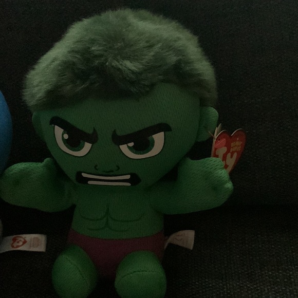 NWT TY Marvel Plush Dolls: Hulk, Iron Man and Captain America - Picture 4 of 6